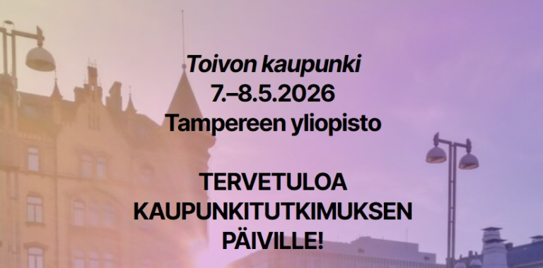 Tule rakentamaan Toivon kaupunkia!